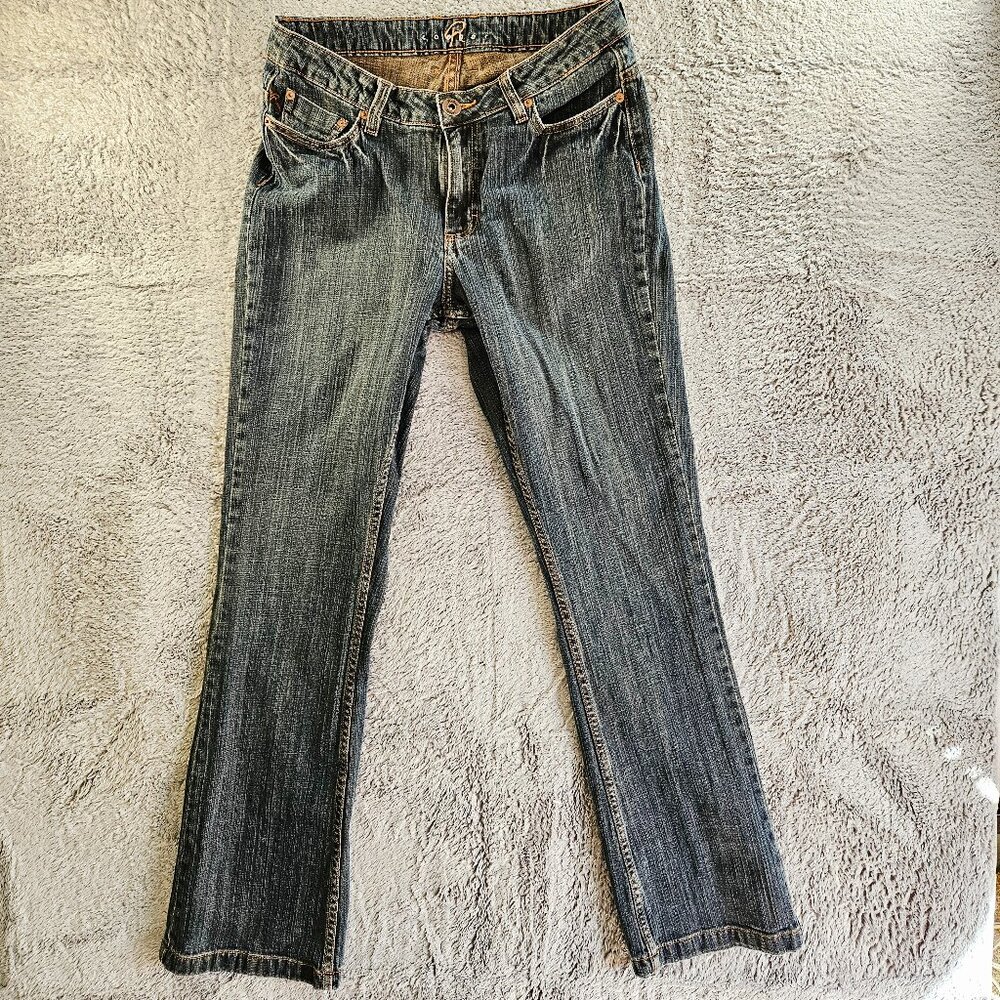 Women's Copper Riders Jeans Size 11/12 Long Stretch Straight Leg
